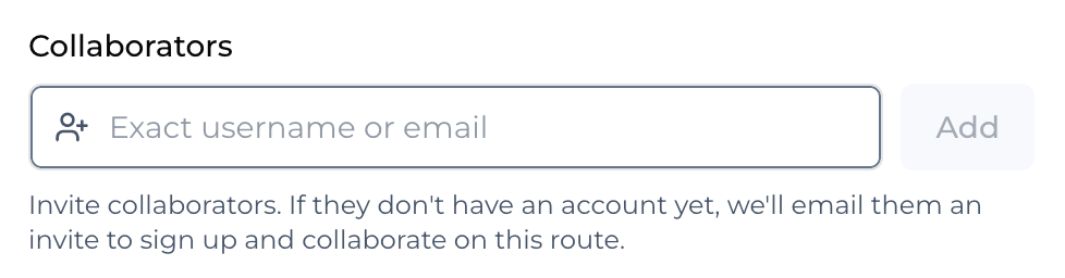 Add collaborators to your Saved Routes on Map My Distance